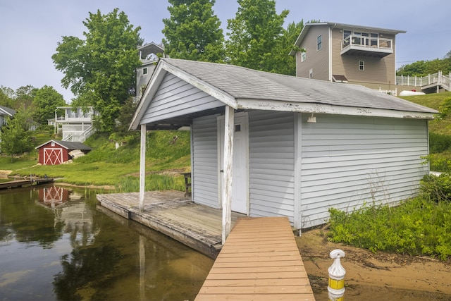 15657 Lakeview Dr, Buchanan, MI 49107 - dock with a water view