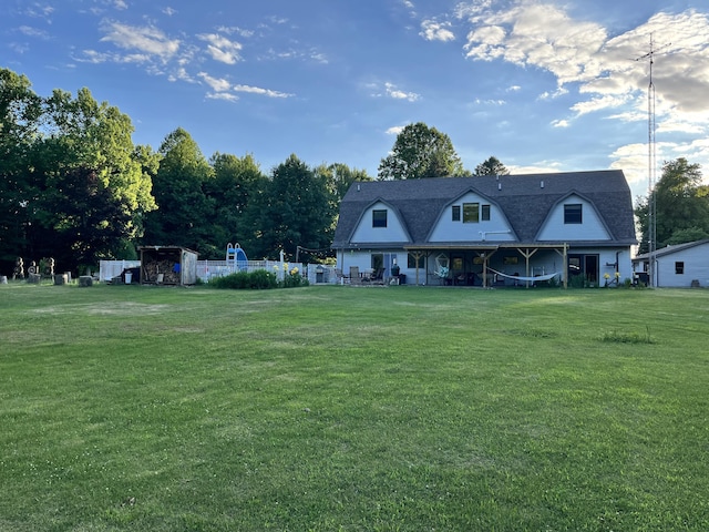 7033 N M-140, Watervliet, MI 49098 - view of front of property featuring a front yard