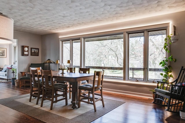 10989 E D E Ave, Richland, MI 49083 - dining space with wood finished floors
