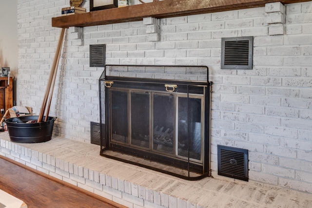 10989 E D E Ave, Richland, MI 49083 - detailed view of a fireplace