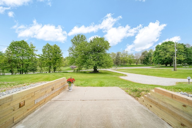 12021 Pope Church Rd, Springport, MI 49284 - view of patio / terrace with view of wooded area