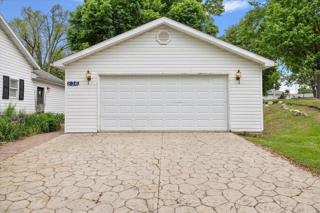 236 Simpson St, Grass Lake, MI 49240 - view of detached garage