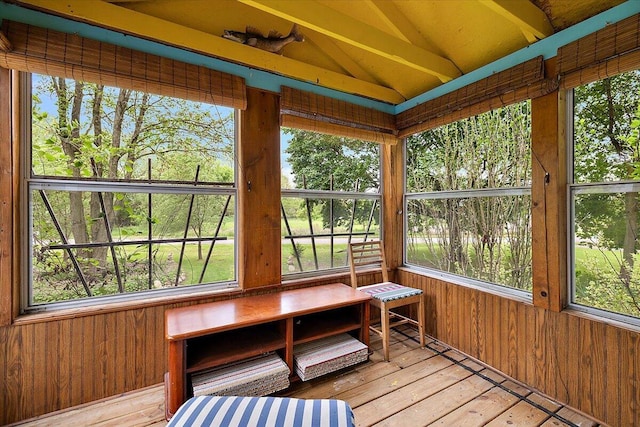 236 Simpson St, Grass Lake, MI 49240 - sunroom featuring lofted ceiling and healthy amount of natural light