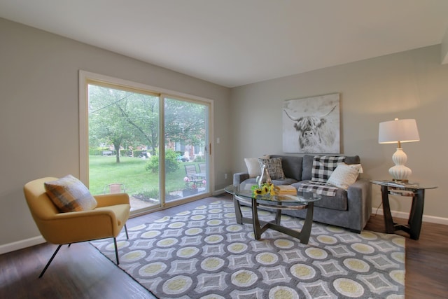 2611 Kingstowne Dr, Michigan, MI 48390 - living area featuring wood finished floors and baseboards