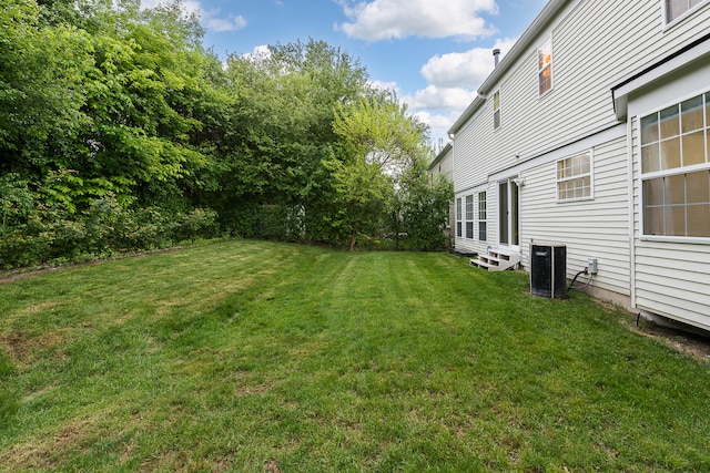 3048 Turnberry Ln, Ann Arbor, MI 48108 - view of green lawn with central AC unit