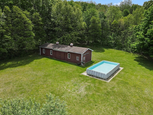 9490 N 12th St, Kalamazoo, MI 49009 - view of subject property with a heavily wooded area