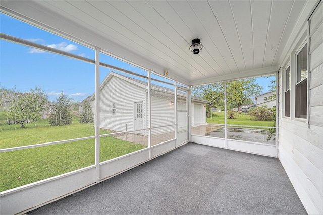7432 Burlingame Ave SW, Byron Center, MI 49315 - view of unfurnished sunroom