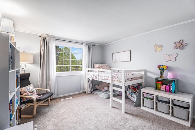434 Riverbend Dr, Milan, MI 48160 - carpeted bedroom featuring ornamental molding