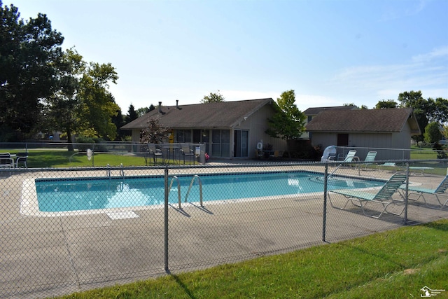 434 Riverbend Dr, Milan, MI 48160 - community pool featuring a patio