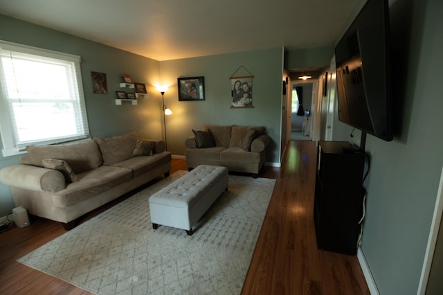4314 Wilson Ave SW, Grandville, MI 49418 - living area featuring wood finished floors and baseboards
