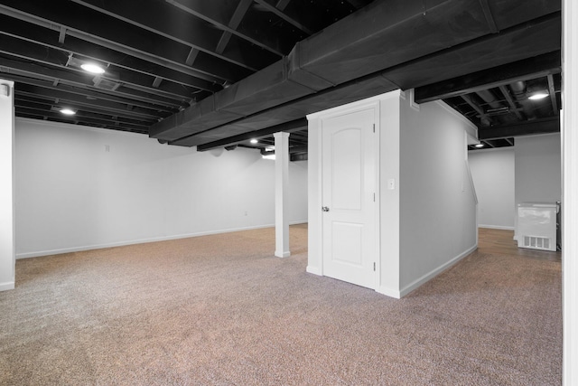 4139 Persimmon Dr, Ypsilanti, MI 48197 - finished below grade area featuring carpet floors and baseboards