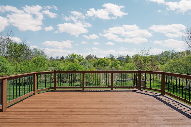 4139 Persimmon Dr, Ypsilanti, MI 48197 - view of wooden terrace