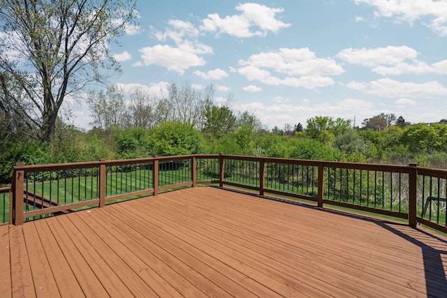 4139 Persimmon Dr, Ypsilanti, MI 48197 - view of wooden deck