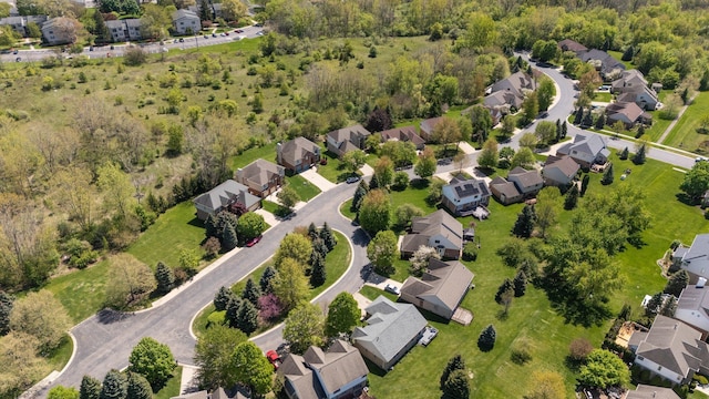 4139 Persimmon Dr, Ypsilanti, MI 48197 - aerial view of property's location featuring nearby suburban area and a heavily wooded area