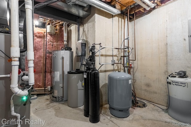 1804 Morgan Lake Ct, Brighton, MI 48114 - utility room with gas water heater