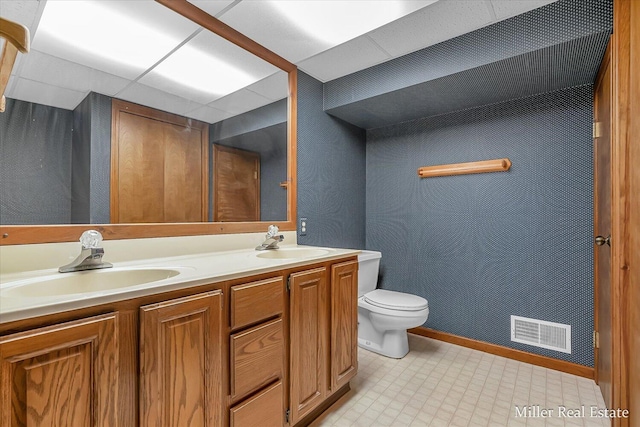4700 M-79, Nashville, MI 49073 - bathroom with toilet and double vanity