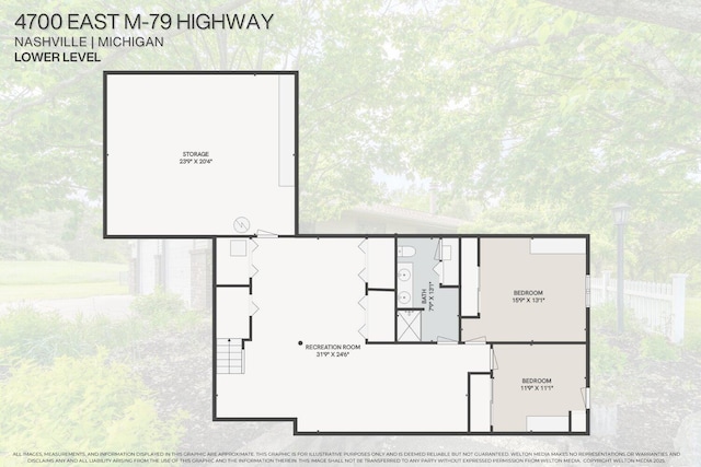 4700 M-79, Nashville, MI 49073 - floor plan / room layout