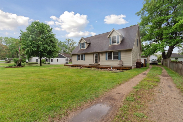 123 N F St, Trufant, MI 49347 - cape cod house with driveway