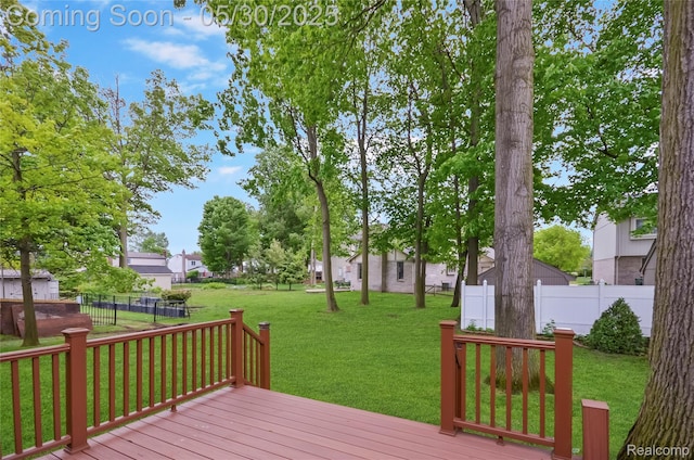 13936 Grove Park Dr, Sterling Heights, MI 48313 - view of wooden terrace