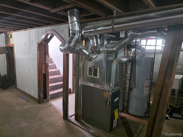 11717 Marlowe St, Detroit, MI 48227 - utilities featuring water heater and heating unit