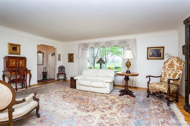 20550 Fairway Ln, Grosse Pointe Woods, MI 48236 - living room featuring wood finished floors