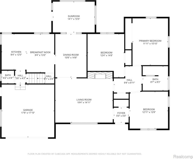 20550 Fairway Ln, Grosse Pointe Woods, MI 48236 - floor plan / room layout