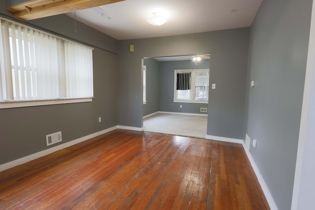 93 Illinois St, Battle Creek, MI 49014 - spare room featuring wood-type flooring and baseboards