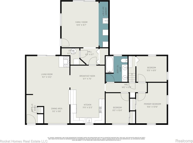35825 Oakwood Ln, Westland, MI 48186 - room layout