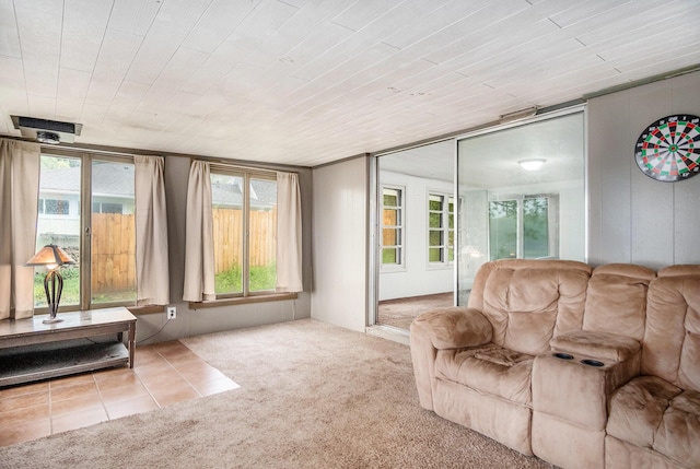 12948 Sandyside Dr, Gowen, MI 49326 - carpeted living area featuring plenty of natural light
