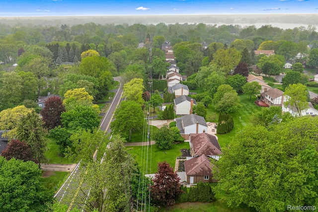 4766 Quarton Rd, Bloomfield, MI 48302 - aerial view of residential area with a forest