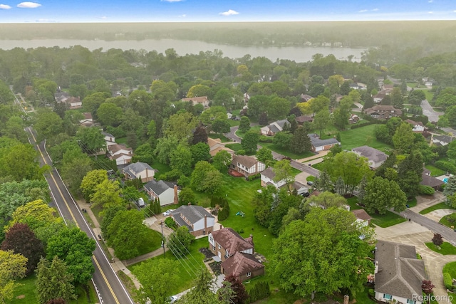 4766 Quarton Rd, Bloomfield, MI 48302 - aerial overview of property's location with a nearby body of water and nearby suburban area