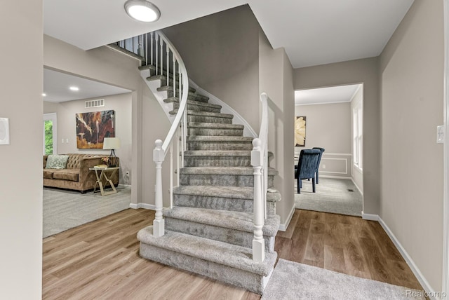 4766 Quarton Rd, Bloomfield, MI 48302 - stairs featuring wood finished floors and baseboards