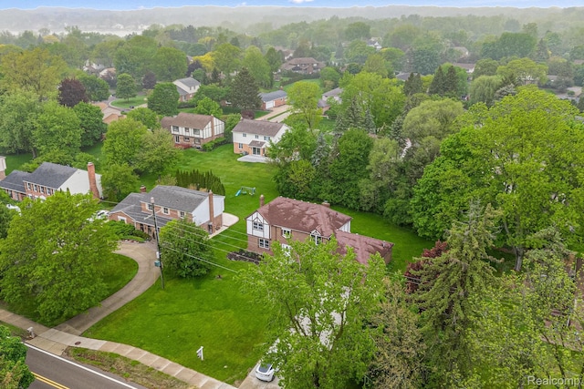 4766 Quarton Rd, Bloomfield, MI 48302 - aerial perspective of suburban area