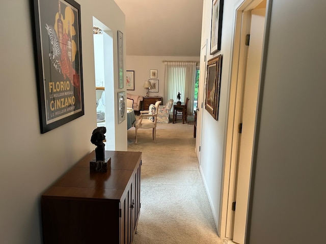 2448 Valley Oaks Cir, Flint, MI 48532 - corridor featuring light colored carpet
