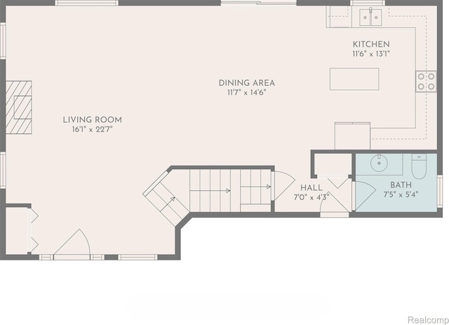 13109 River Rock Pass, Linden, MI 48451 - room layout