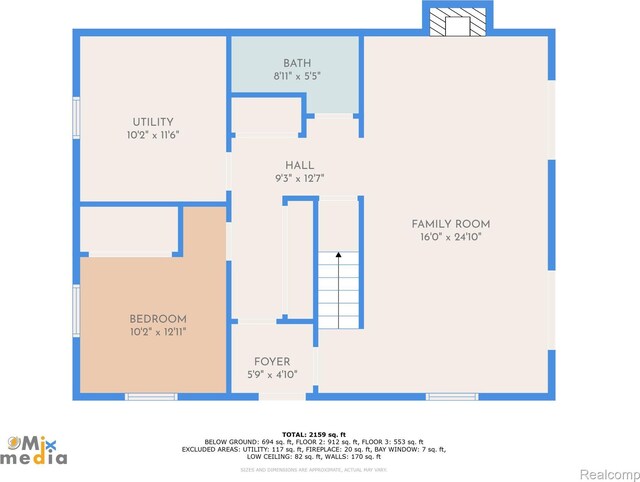 3266 Benstein Rd, Commerce Twp, MI 48382 - floor plan / room layout