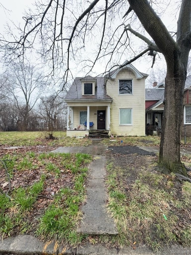 3677 Townsend St, Detroit, MI 48214 - view of front of property with a porch