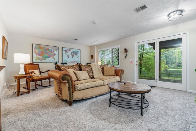 5400 Laura Dr, Shelbyville, MI 49344 - carpeted living room with baseboards