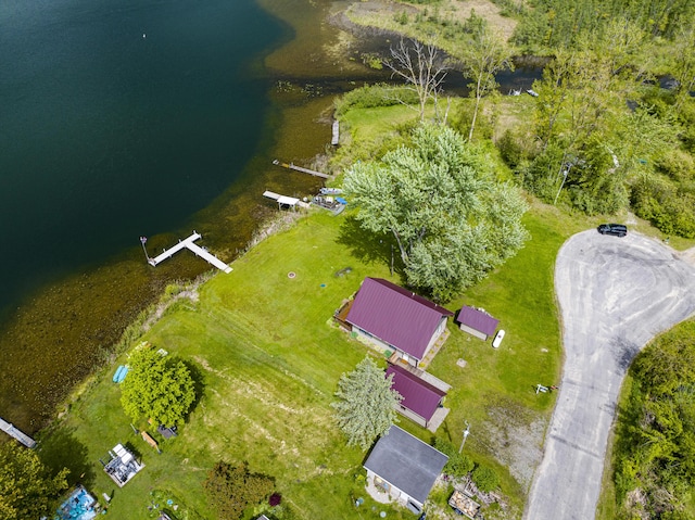 3050 Thorpe Dr, Delton, MI 49046 - aerial view of a nearby body of water