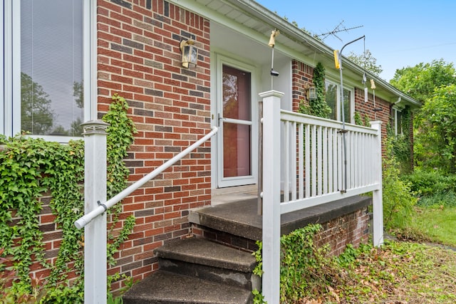 2141 N Parker Rd, Dexter, MI 48130 - view of exterior entry with brick siding
