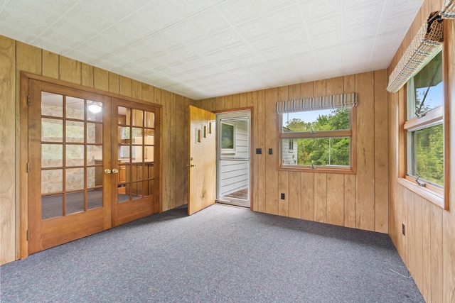 2141 N Parker Rd, Dexter, MI 48130 - unfurnished sunroom featuring french doors