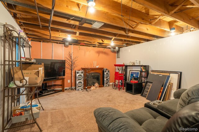 14850 La Grande Plz, Warren, MI 48088 - view of carpeted living room
