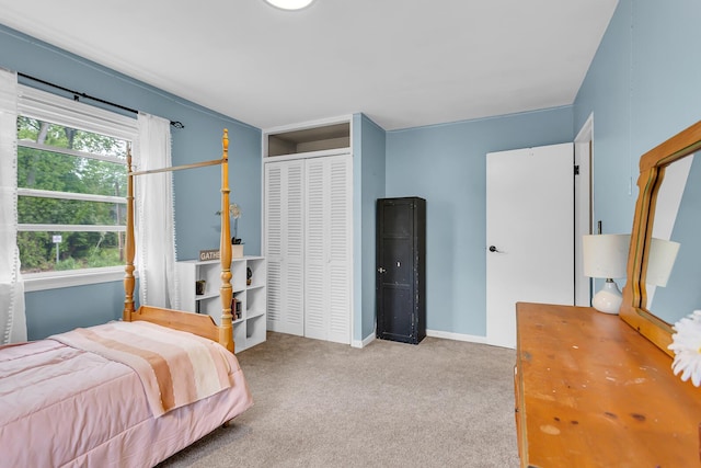 623 Pawnee St, Jackson, MI 49203 - carpeted bedroom with a closet and baseboards