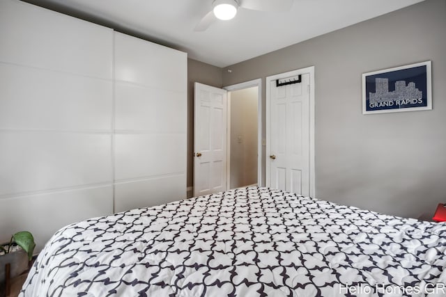 2052 Gorham Dr SE, East Grand Rapids, MI 49506 - bedroom with ceiling fan