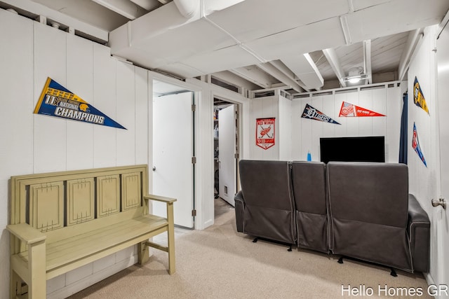 2052 Gorham Dr SE, East Grand Rapids, MI 49506 - finished basement with light carpet
