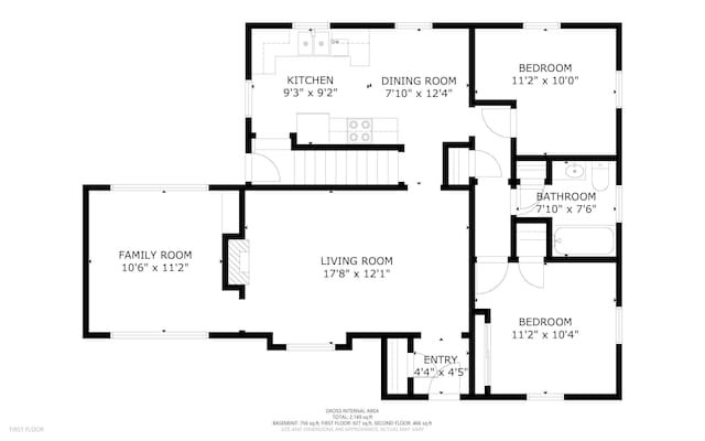 2052 Gorham Dr SE, East Grand Rapids, MI 49506 - room layout