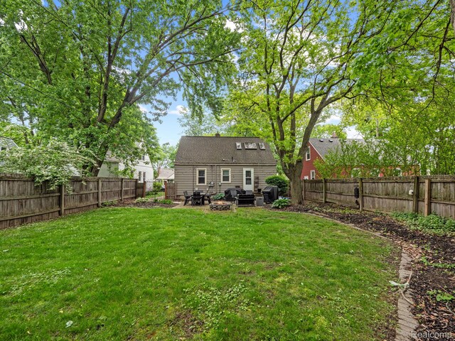 1017 N Connecticut Ave, Royal Oak, MI 48067 - rear view of house with a patio area
