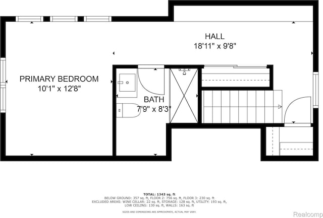 1017 N Connecticut Ave, Royal Oak, MI 48067 - home floor plan