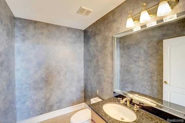 2571 N Long Lake Rd, Fenton, MI 48430 - half bathroom with vanity and toilet