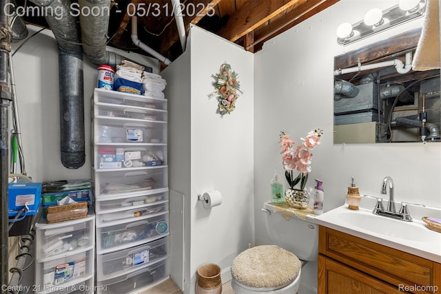 15210 Russell Ave, Allen Park, MI 48101 - half bathroom with vanity and toilet